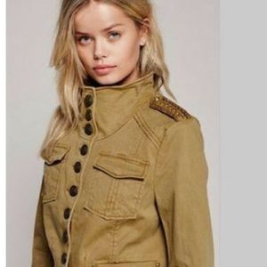 Free people shrunken officer jacket